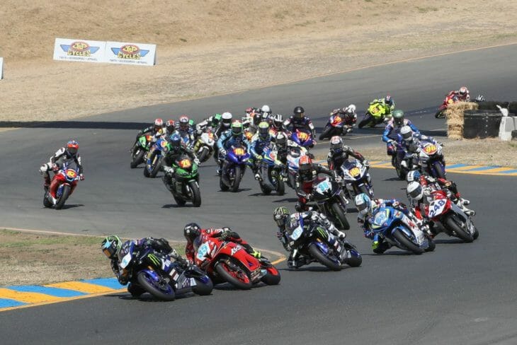Gerloff (#1) led wire-to-wire to take the Supersport Race 1 victory | Photo: Brian J. Nelson