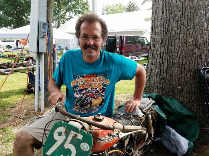 George Roeder II at the AMCA Meet in Wauseon, Ohio, in 2017