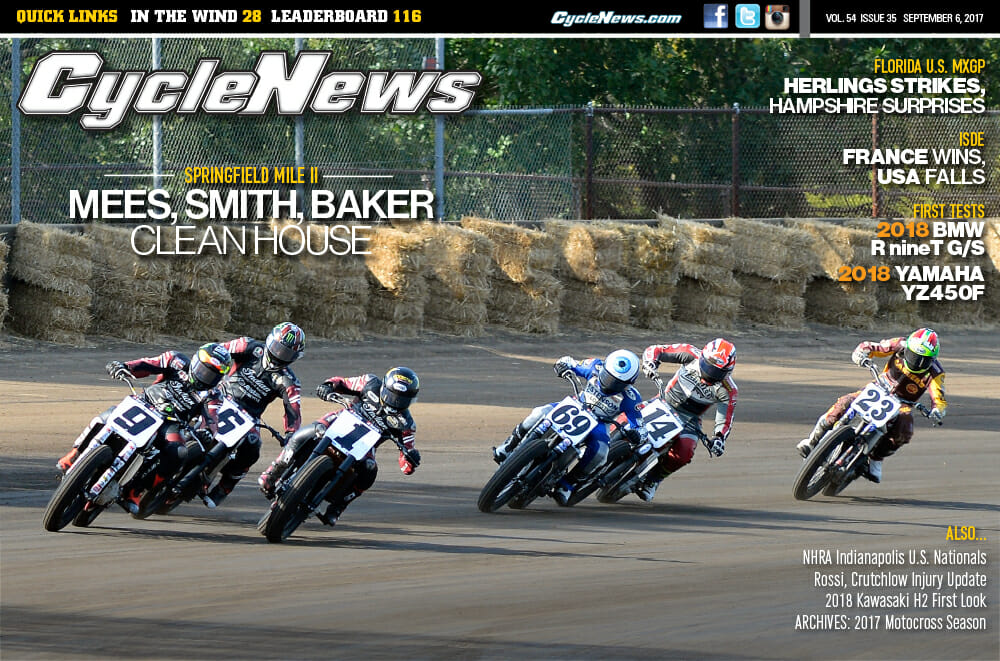 Cycle News Magazine #35: Springfield Mile II, MXGP Of The USA, ISDE, Indy NHRA...