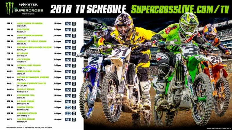 New Supercross Format Announced For 2018