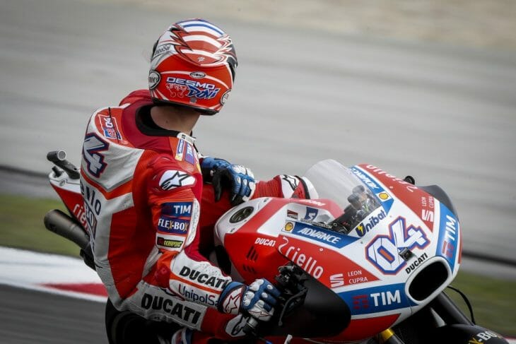 Andrea Dovizioso won Sepang for the second straight year.
