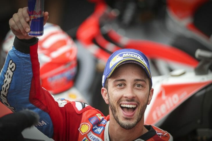 Andrea Dovizioso won at Sepang to keep the MotoGP Championship alive.