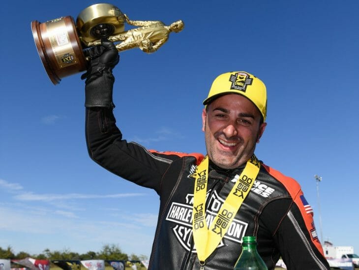 2017 NHRA Pro Stock Motorcycle Dallas Results