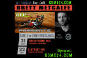 Brett Metcalf Riding School flyer