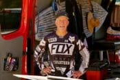 Tom White was honored at Perris American Flat Track
