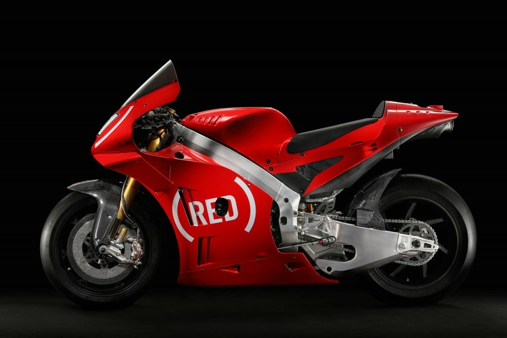 Aprilia Racing in (RED) Livery at the Valencia GP