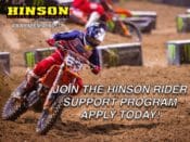 Hinson Clutch Components 2018 Rider Support Program