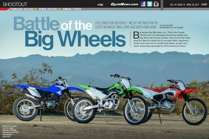 2017 Entry Level Off-Road Bikes