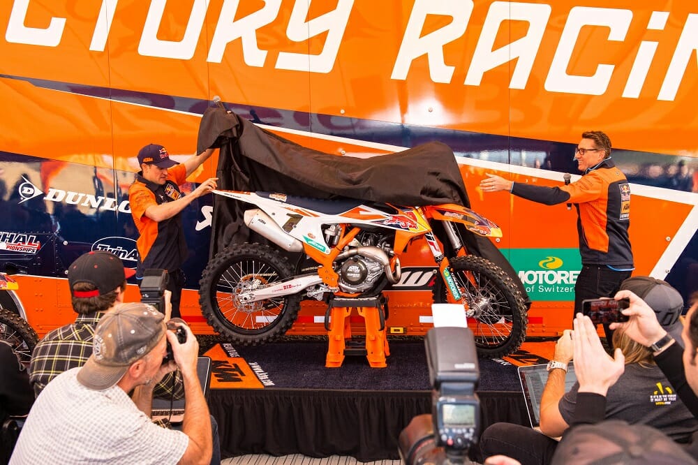 KTM Reveals 2018 U.S. Supercross Teams