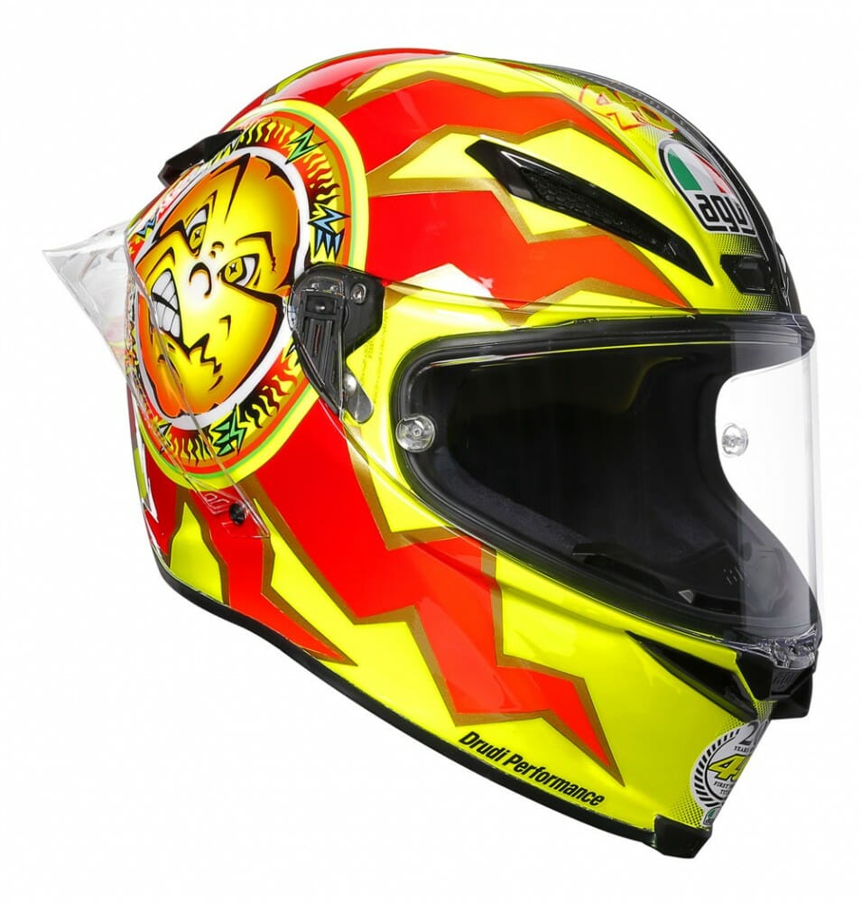 Valentino Rossi AGV Pista GP R 20 Years Limited-Edition Helmets - Cycle
