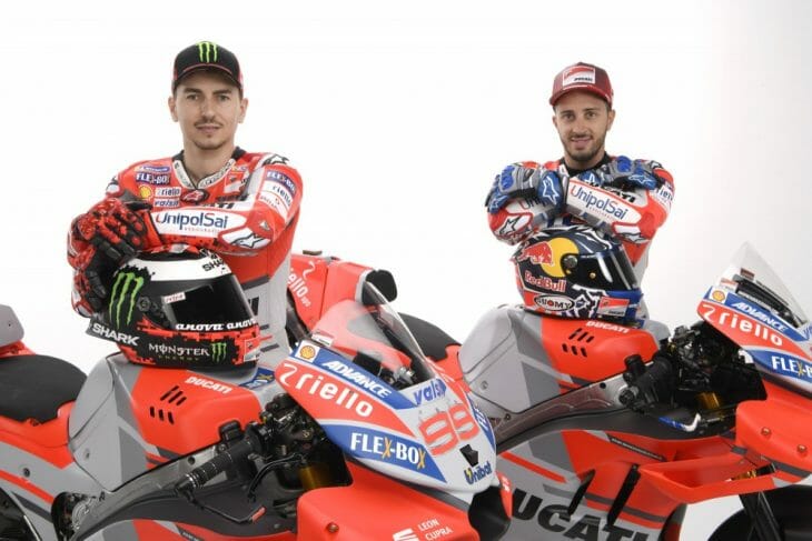 Ducati_Dovizioso_Lorenzo_2018_MotoGP_Team_Unveil