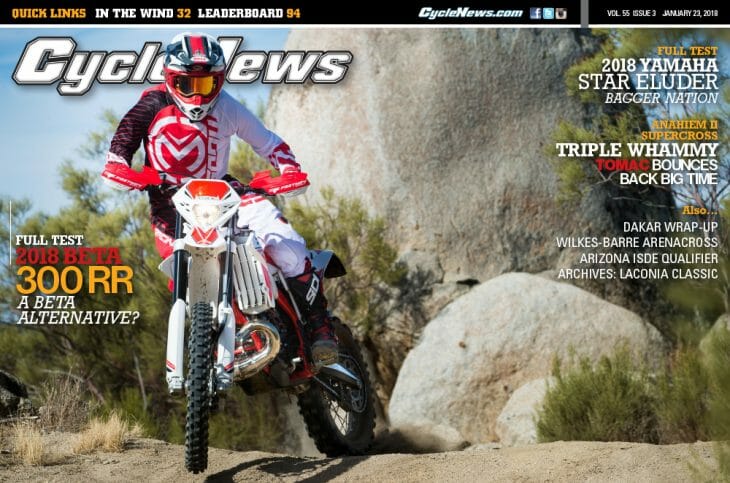 Cycle News Magazine #3: Anaheim II Supercross, Beta 300 RR and Star Eluder First Tests...