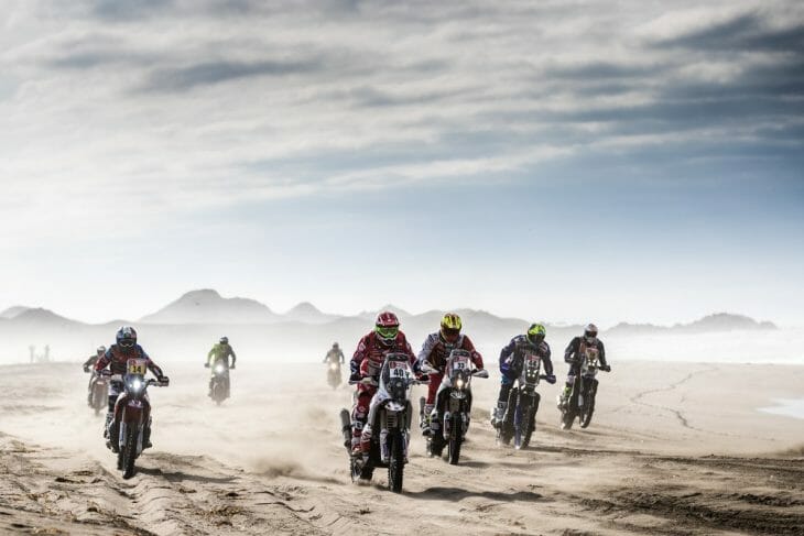 Dakar Rally Stage 4 start 