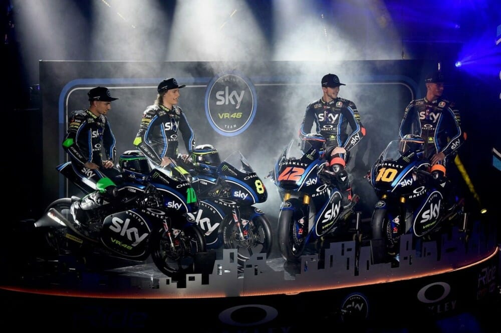 Dainese and AGV are Official Partners of the Sky Racing Team VR46 for ...