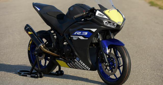 Yamaha r3 race bike for 2025 sale
