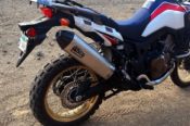 Yoshimura RS-4 Slip-On exhaust for the Honda Africa Twin