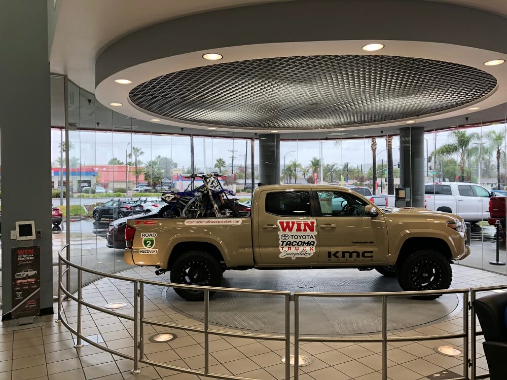 Road 2 Recovery Toyota Tacoma Truck Sweepstakes
