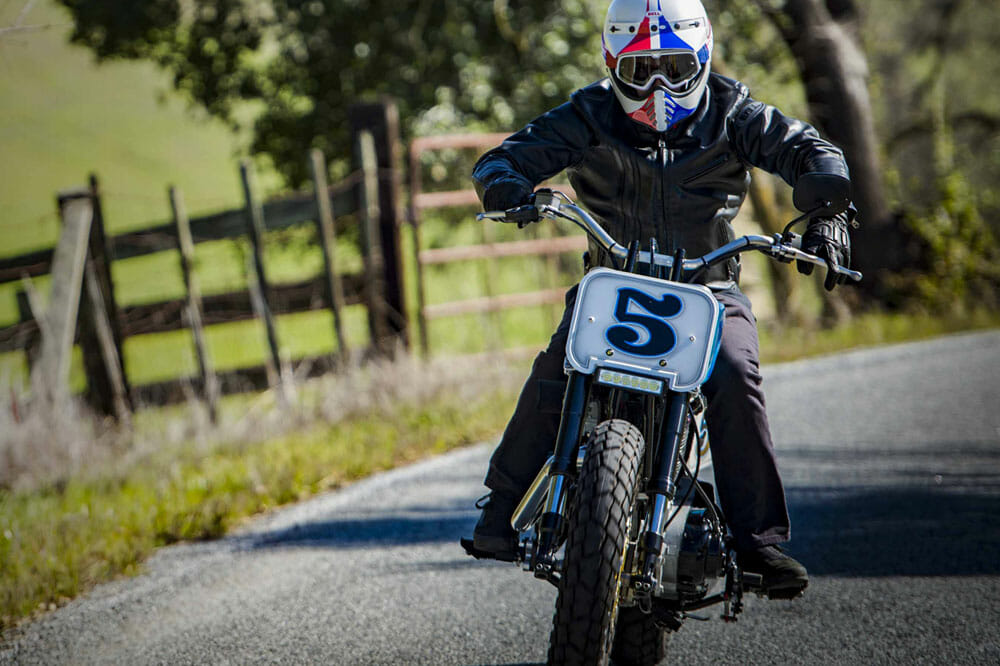 bell moto 3 cafe racer