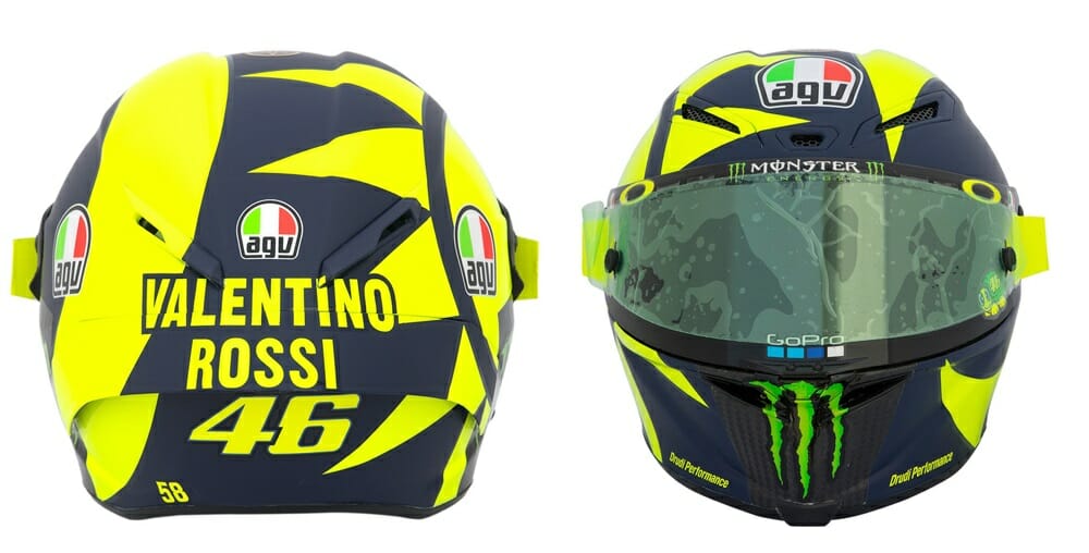 AGV and Valentino Rossi Bring Soleluna Design Pista GP R Helmet - Cycle News