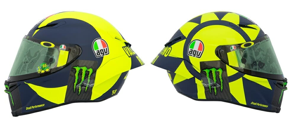 Vr46 store helmet design