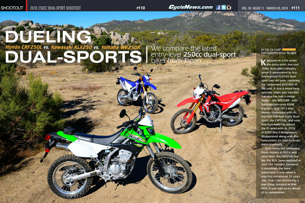 250cc Dual-Sport Shootout - Cycle