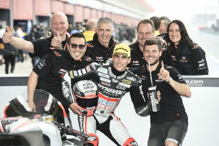 Xavi Vierge won the Moto2 pole in Argentina