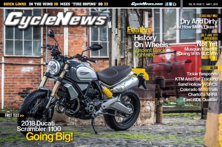 Cycle News Magazine #17: Scrambler 1100 First Test, Salt Lake Supercross...