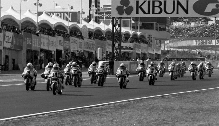 1991 Japanese 500cc Grand Prix start