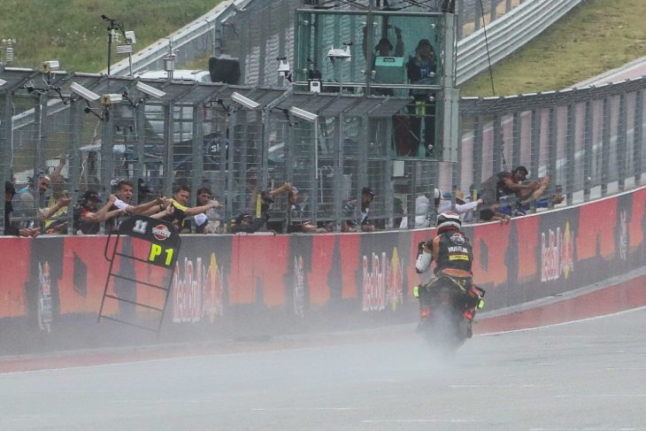 Mathew Scholtz took victory in COTA MotoAmerica Race 1