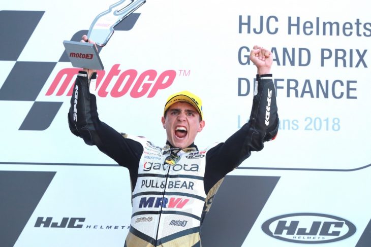 Arenas wins Le Mans Moto3 2018