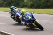 Toni Elias and Cameron Beaubier had a great battle in Superbike race 1 at VIR
