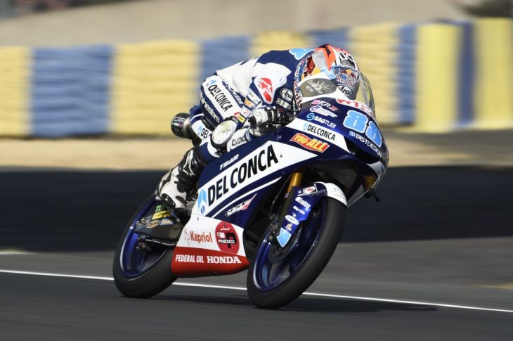 Jorge Martin Moto3 pole winner at Le Mans