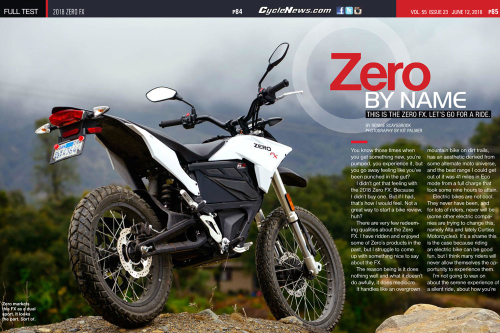 2018 Zero FX