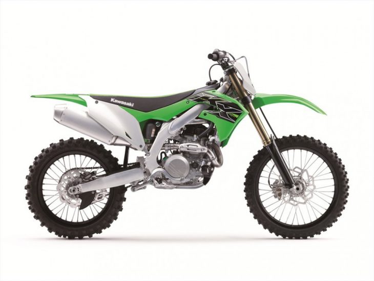 The 2019 Kawasaki KX450F is truly all new with updates to its engine, chassis, suspension and more.