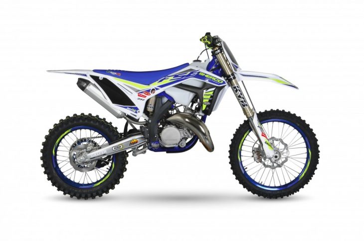 The 2019 Sherco 125 two-stroke gets a new piston.