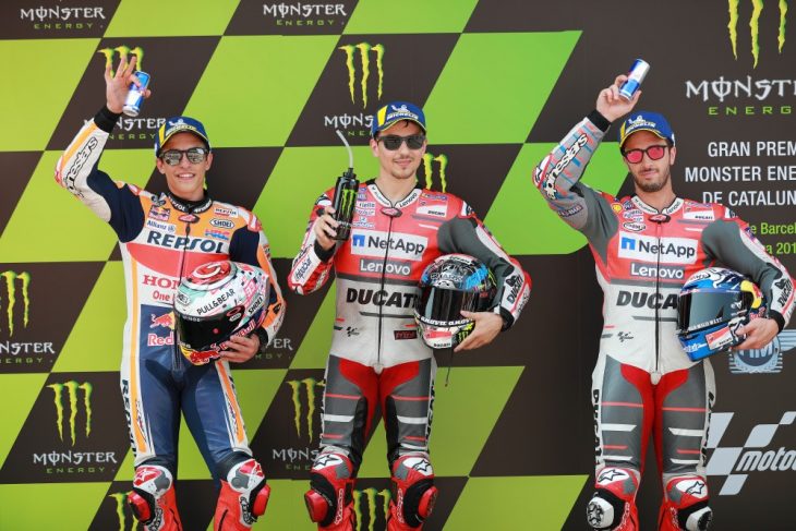2018 Catalunya MotoGP front row