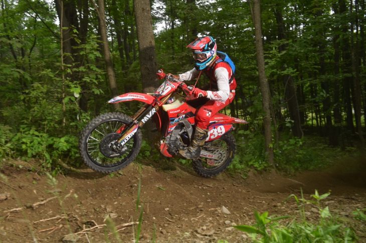 Bollinger put on a show for second place. Bollinger put on a show for second place.