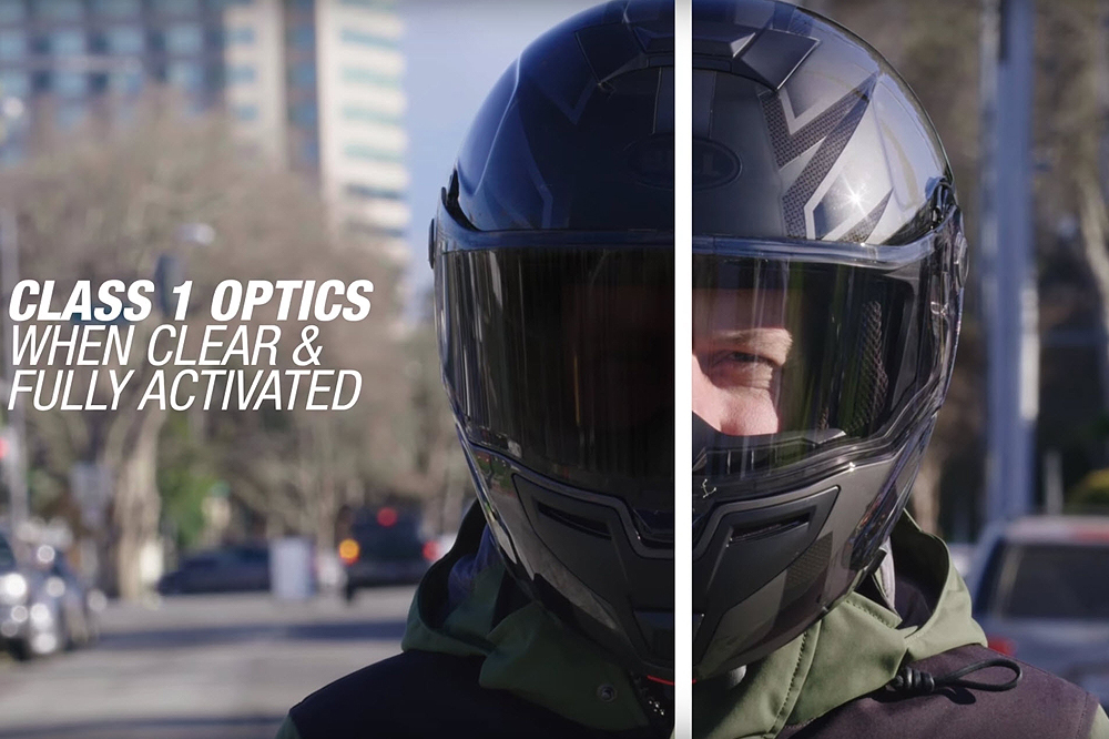 NEW TAKE OFF Bell Helmets Panovision ProTint Photochromic Faceshield Visor