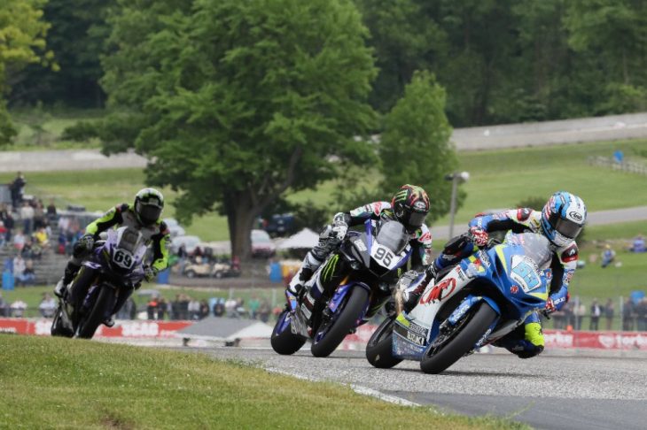 Debise wins Road America Supersport race 1