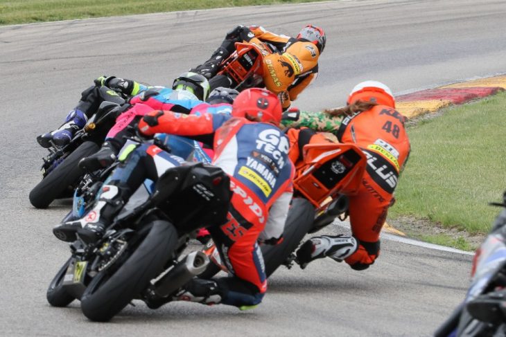 Dumas Wins Elkhart Jr Cup race 1