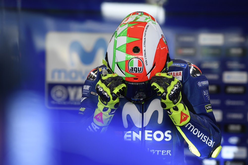 Valentino Rossi's Mugello Tricolore AGV Helmet - Cycle News