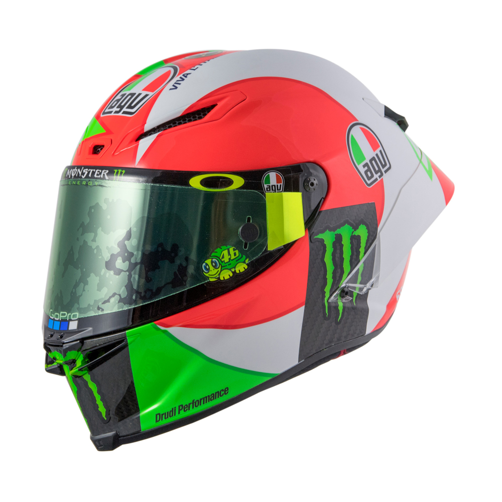Valentino Rossi's Mugello Tricolore AGV Helmet