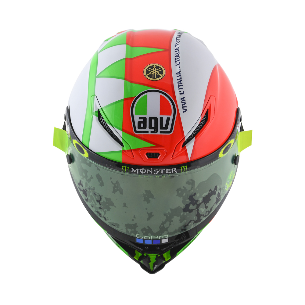 Valentino Rossi's Mugello Tricolore AGV Helmet