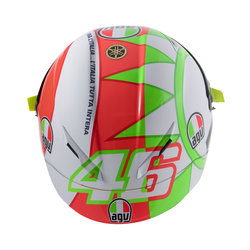 Valentino Rossi's Mugello Tricolore AGV Helmet