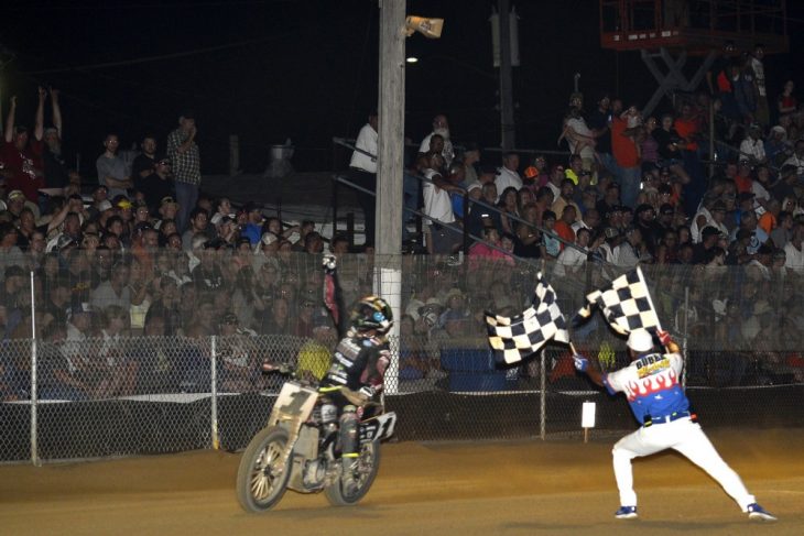 Jared Mees takes the win at the Lima Half Mile