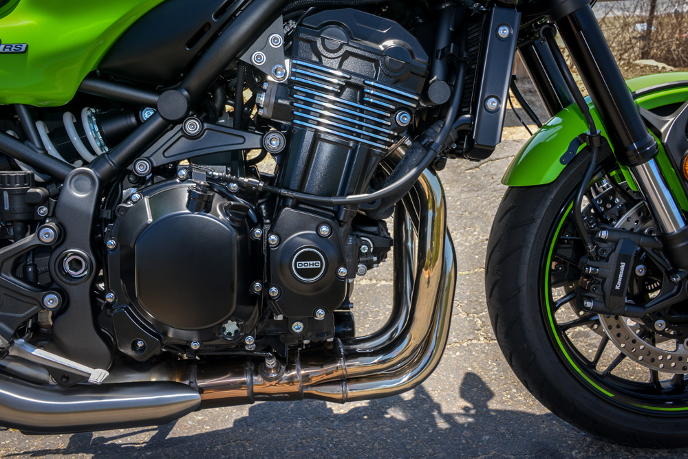 The Z900’s inline four has been retuned with more bottom-end torque and it’s better for it.