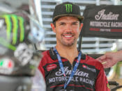 You can help injured flat tracker Brad Baker