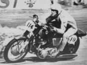 Georger Kerker racing in Southern California