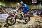 Colton Haaker uses ProTaper handlebars on his Rockstar Husqvarna Factory Racing machine. He will be aiming to regain the number one plate in 2018.