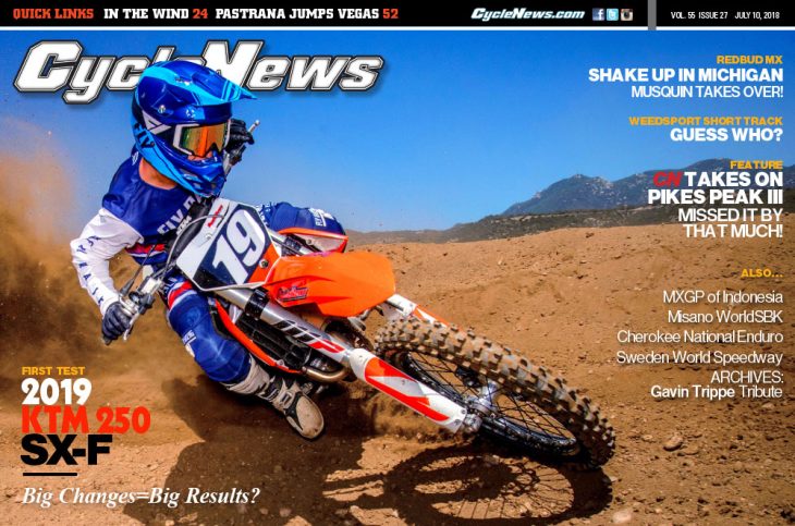 Cycle News magazine #27, July 10